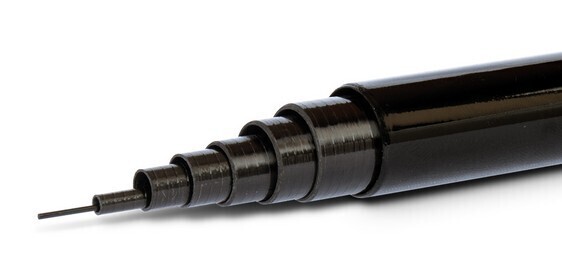 Pond Fishing Rods BLACK WIDOW Series Assembled with Fuji Fazlite By Fabio Zeni