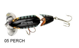ARBOGAST Serie, JOINTED JITTERBUG, Colore/Misura: Colore 05 PERCH Miura 6,3 cm - 10 gr