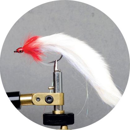 CROWN Serie, STREAMERS, PIKE RED &amp; WHITE
