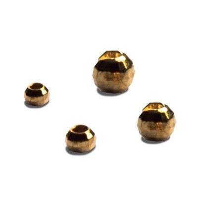 CROWN TUNGSTEN BEADS Serie, FACETED GOLD