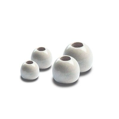CROWN BRASS BEADS Serie, WHITE