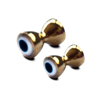 CROWN BRASS EYES  Serie, GOLD/WHITE
