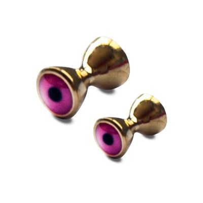 CROWN BRASS EYES  Serie, GOLD/RED