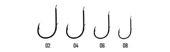 DAIKICHI SINGLE HOOKS Serie, 3679 BN