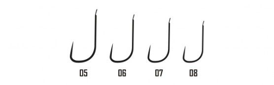 DAIKICHI SINGLE HOOKS Serie, 1433S NI