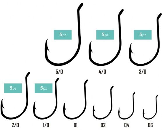 DAIKICHI SINGLE HOOKS Serie, 298 S
