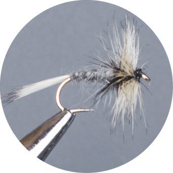 CROWN Serie, STANDARD DRY FLY, GREY DUSTER