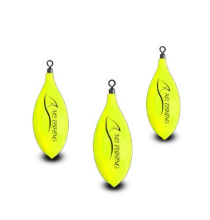 PIOMBO XR PLASTIFICATO GIALLO FOSFORESCENTE, Modello: Peso 42gr Colore Giallo Fosforescente Blister 1pz