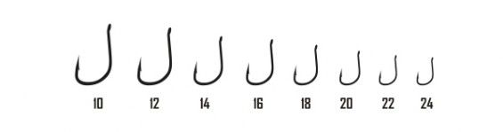 DAIKICHI SINGLE HOOKS Serie, 2323R BN