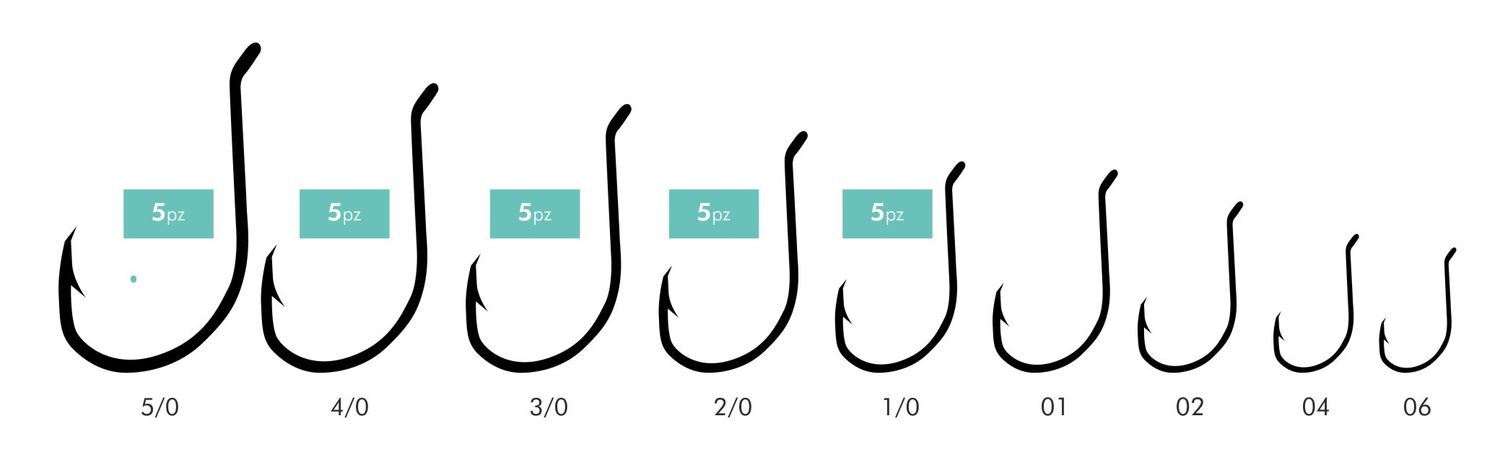 DAIKICHI SINGLE HOOKS Serie, MS330SS