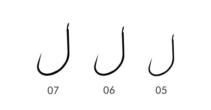 DAIKICHI SINGLE HOOKS Serie, 0115S BZ