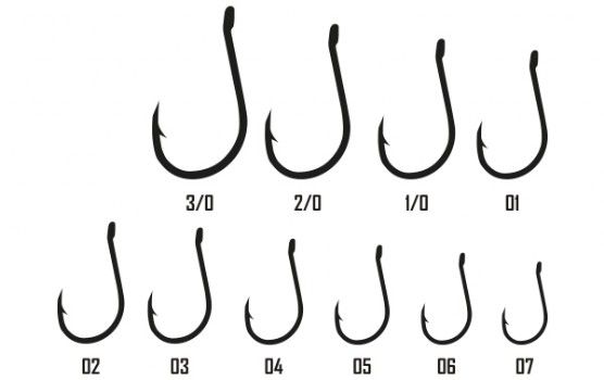 DAIKICHI SINGLE HOOKS Serie, 3628BN