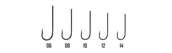 DAIKICHI SINGLE HOOKS Serie, 4551R BN
