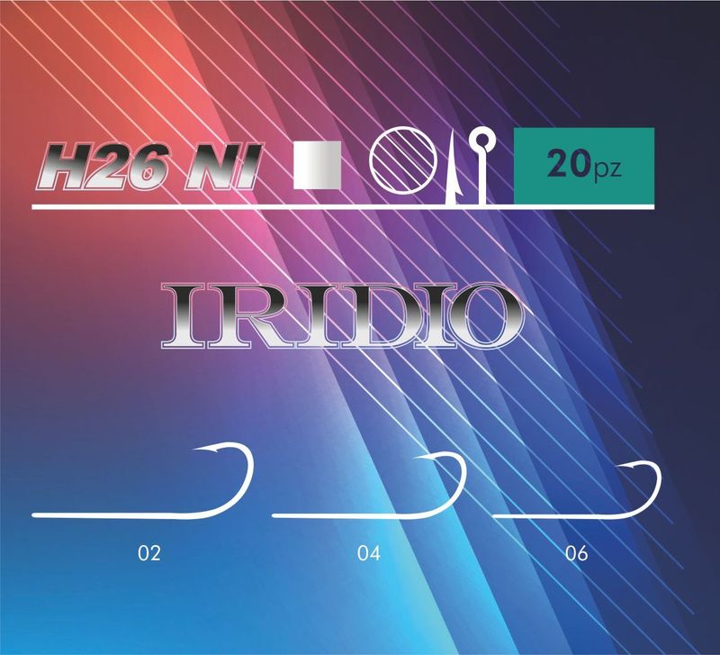 Daikichi Hooks Series H26 NI IRIDIO By Fabio Zeni