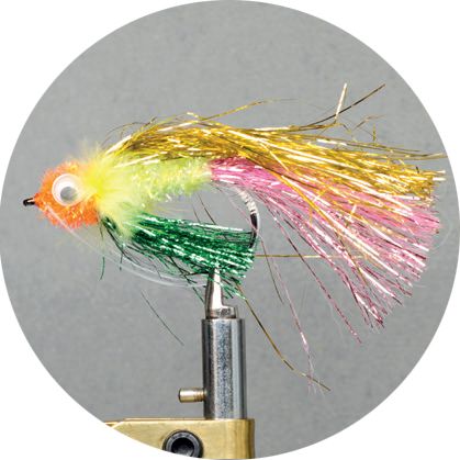 CROWN Serie, STREAMERS, PIKE YELLOW GOLD GREEN