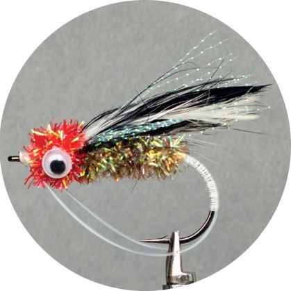 CROWN Serie, STREAMERS, PIKE BLACK &amp; RAINBOW