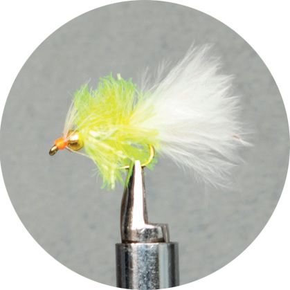 CROWN Serie, STREAMERS, WHITE CHARTREUSE