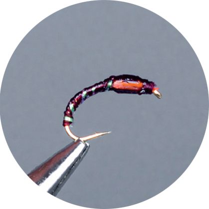 Crown Serie, Coregone Nymph,  Flexi Floss Claret