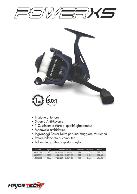 Majortech Series POWER XS Reels