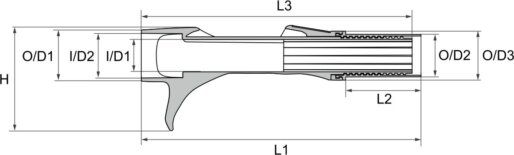 Fuji PSLS TCH Pype Type Reel Seat