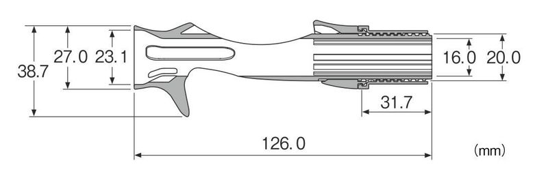 Fuji PTS Pype Type Reel Seat
