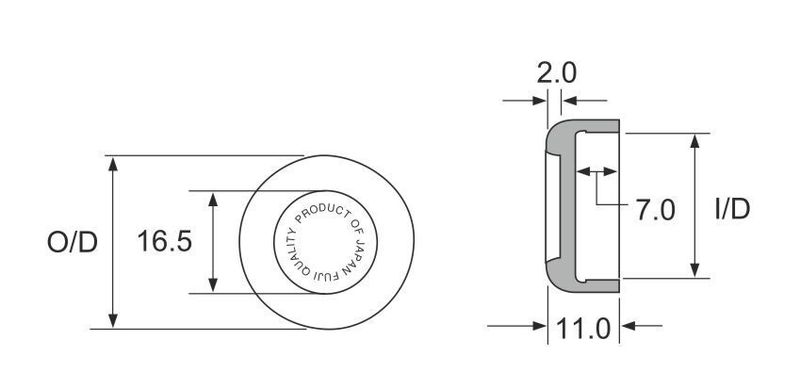 Fuji Economy Rubber Cap ERC Accessories