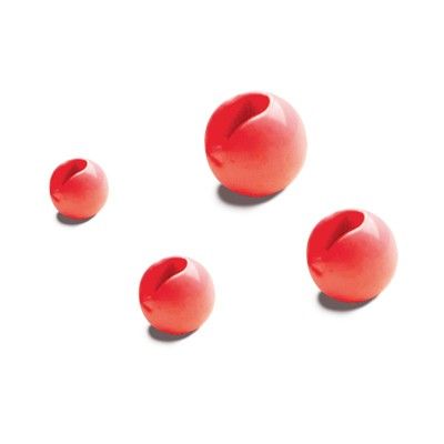 CROWN TUNGSTEN BEADS Serie, SLOTTED RED