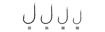 DAIKICHI SINGLE HOOKS Serie, 3679 BN