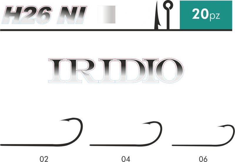 Daikichi Hooks Series H26 NI IRIDIO By Fabio Zeni