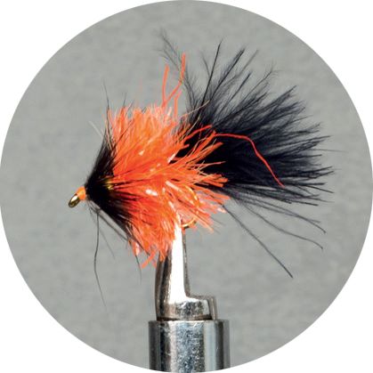 CROWN Serie, STREAMERS, ORANGE BLACK