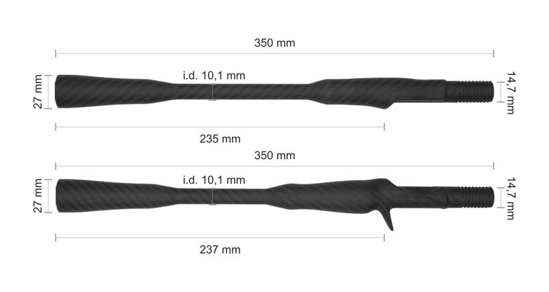 Monococque Carbon Handle