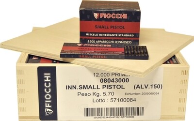 Fiocchi Small Pistol Primers (1,500 Primers)