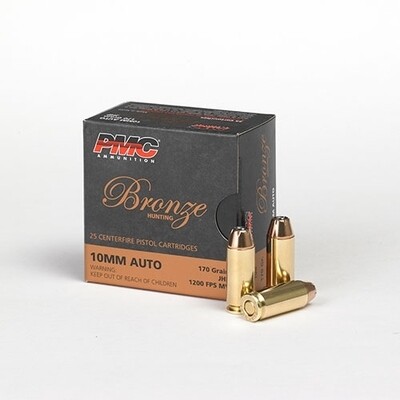 10mm Auto 170gr Jacketed Hollow Point (JHP) (20 Rds)