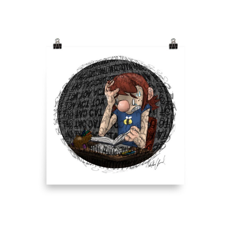 Dyslexia - Photo paper poster