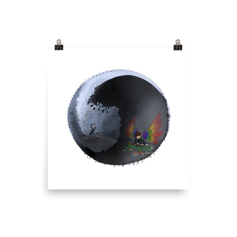 Dyslexic Ying-Yang - Poster