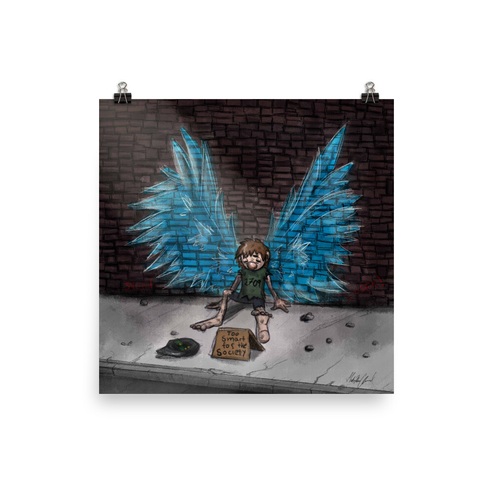 Too smart for Society - Poster