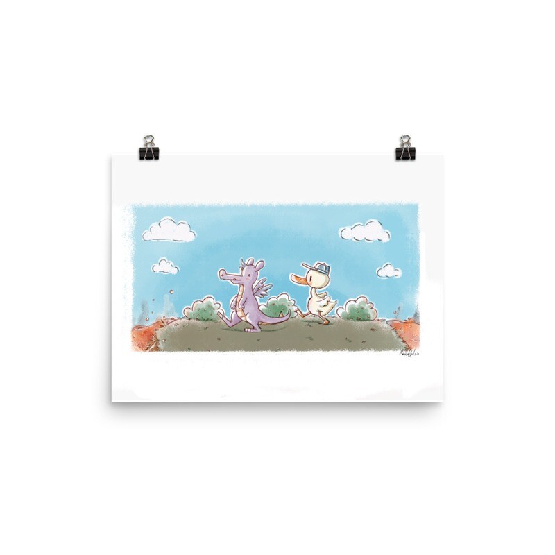 Dragon &amp; Ducky Poster