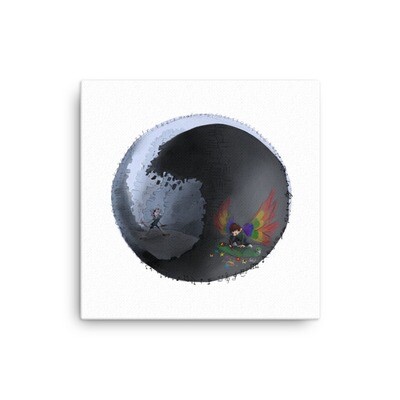 Dyslexia Ying-Yang - Canvas