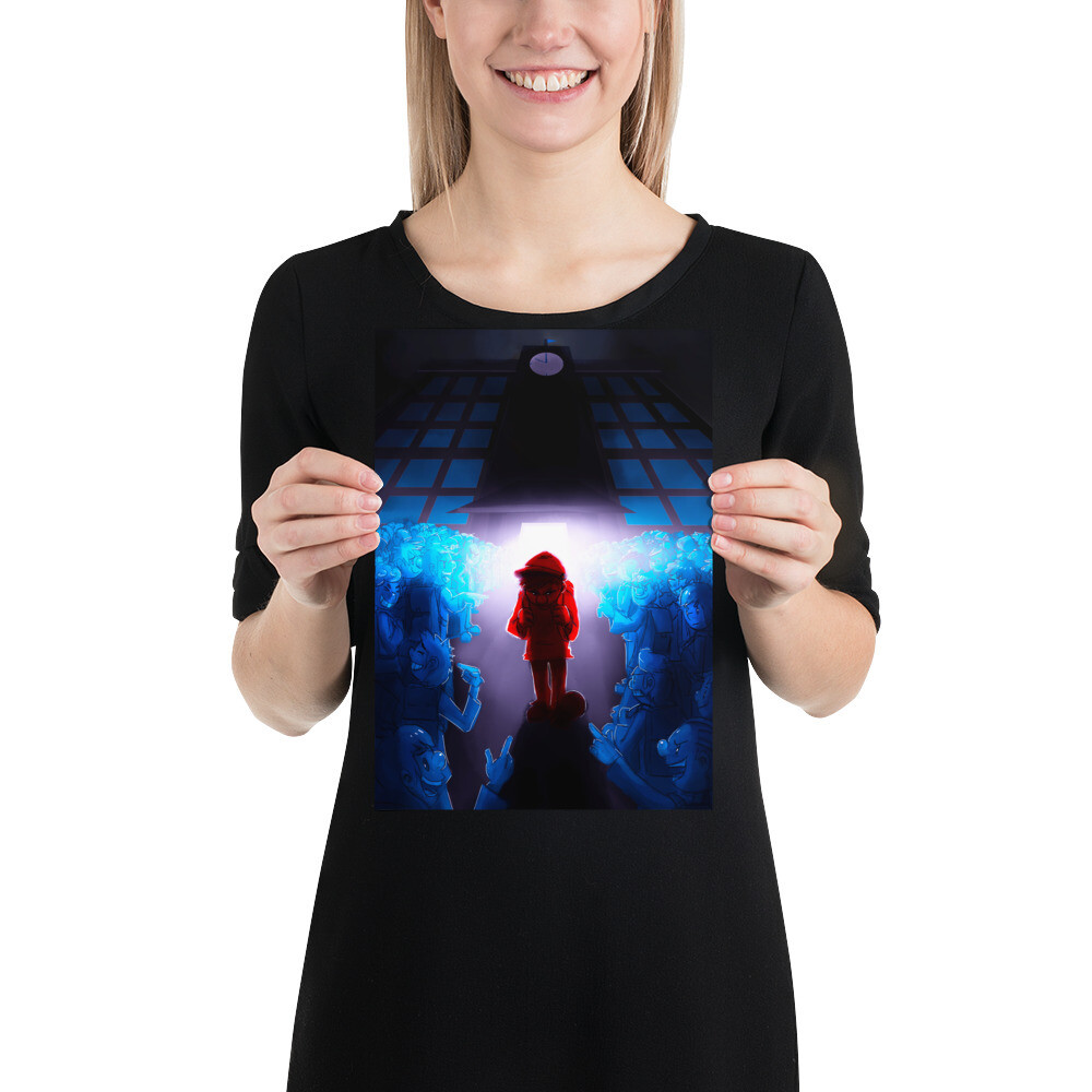 Red pill vs Blue pill - Poster, Size: 21×30 cm