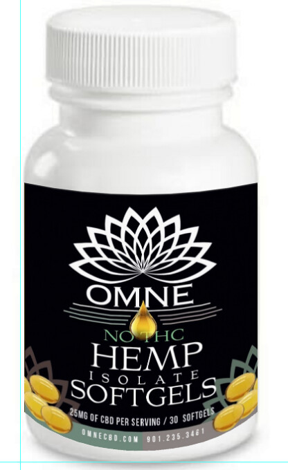 CBD Isolate Softgel Capsules