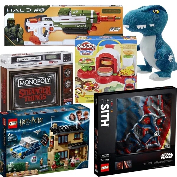 LOTE GRADO A 10 JUGUETES - NERF Y LEGO (LTNL04)
