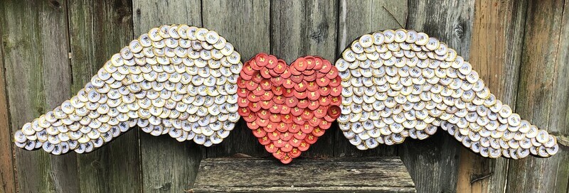 Winged Red Heart