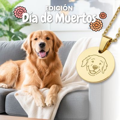 Collar Doodle Personalizado - Día de Muertos