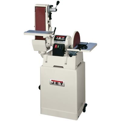 JT9-708598K Jet JSG-6CS 6" x 48" Belt / 12" Disc Sander with Closed Stand 1-1/2HP 1PH 115/230V