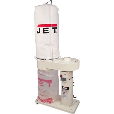 JT9-708642MK Jet DC-650 Dust Collector with 5 Micron Filter Bags1HP115/230V
