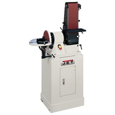 JT9-708597K Jet JSG-96CS6" x 48" Belt / 9" Disc Sander with Closed Stand 3/4HP 1PH 115V