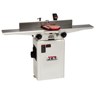 JT9-708466DXK Jet JJ-6HHDX6" Long Bed Wood Jointer with Helical Head Kit 1HP 1PH 115/230V