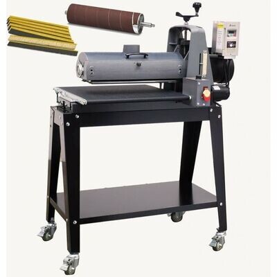 SUPMX-219383SUPERMAX 19-38 BRUSH/DRUM COMBO SANDER110V1-3/4HPWITH OPEN STAND AND ALUMINUM DRUM ASSEMBLY
