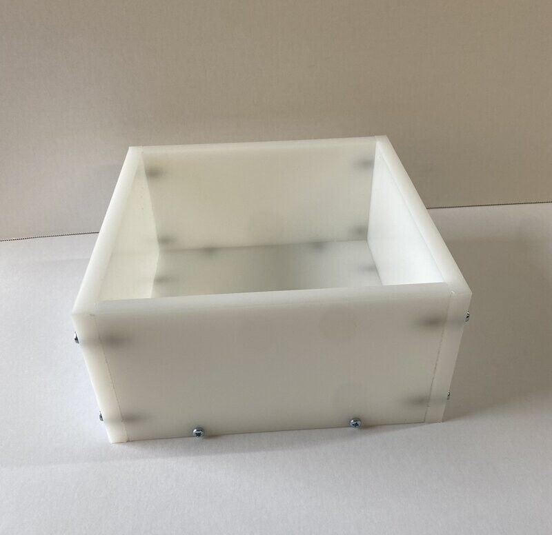 15x15cm HDPE Reusable Epoxy Resin Deep Square Mould/Mold