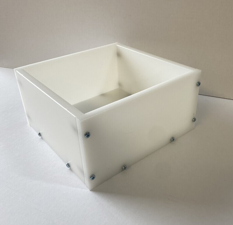 20x20cm HDPE Reusable Epoxy Resin Deep Square Mould/Mold